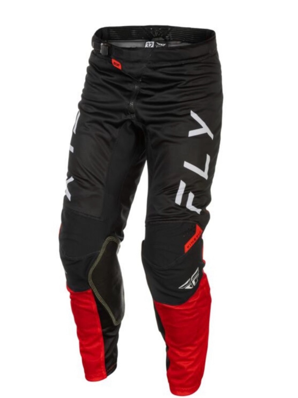 Fly Racing Men’s Black & Red MX Kinetic Mesh Riding Pants